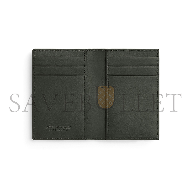 BOTTECA VENETA INTRECCIATO FLAP CARD CASE 749417VCPQ43009 (11.2*8*1cm) BOTTECA VENETA INTRECCIATO FLAP CARD CASE 749417VCPQ43009 (11.2*8*1cm)